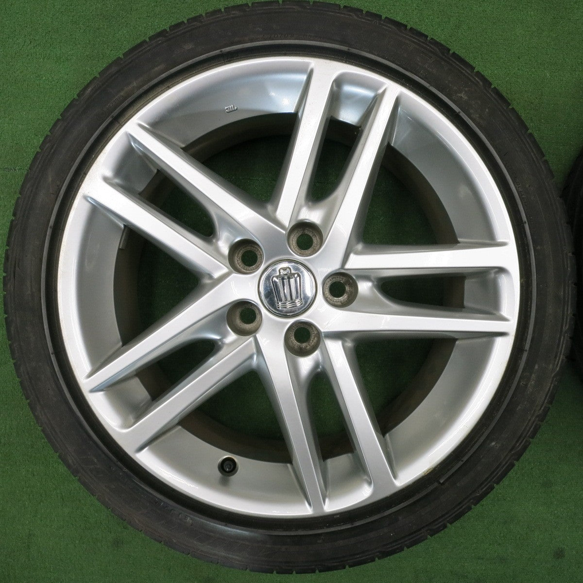 [送料無料] キレイ★トヨタ 200系 クラウン アスリート 純正 225/45R18 ブリヂストン ポテンザ RE050A 18インチ PCD114.3/5H★5010401NJノ
