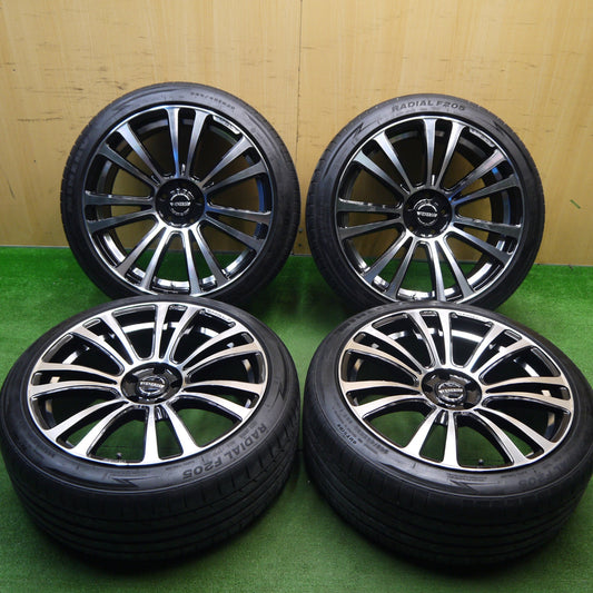 [送料無料] バリ溝！キレイ！8.5分★VENERDi COSMIC 245/40R20 ミネルバ ラジアル F205 ヴェネルディ コスミック 20インチ PCD114.3/5H★5031204Hノ