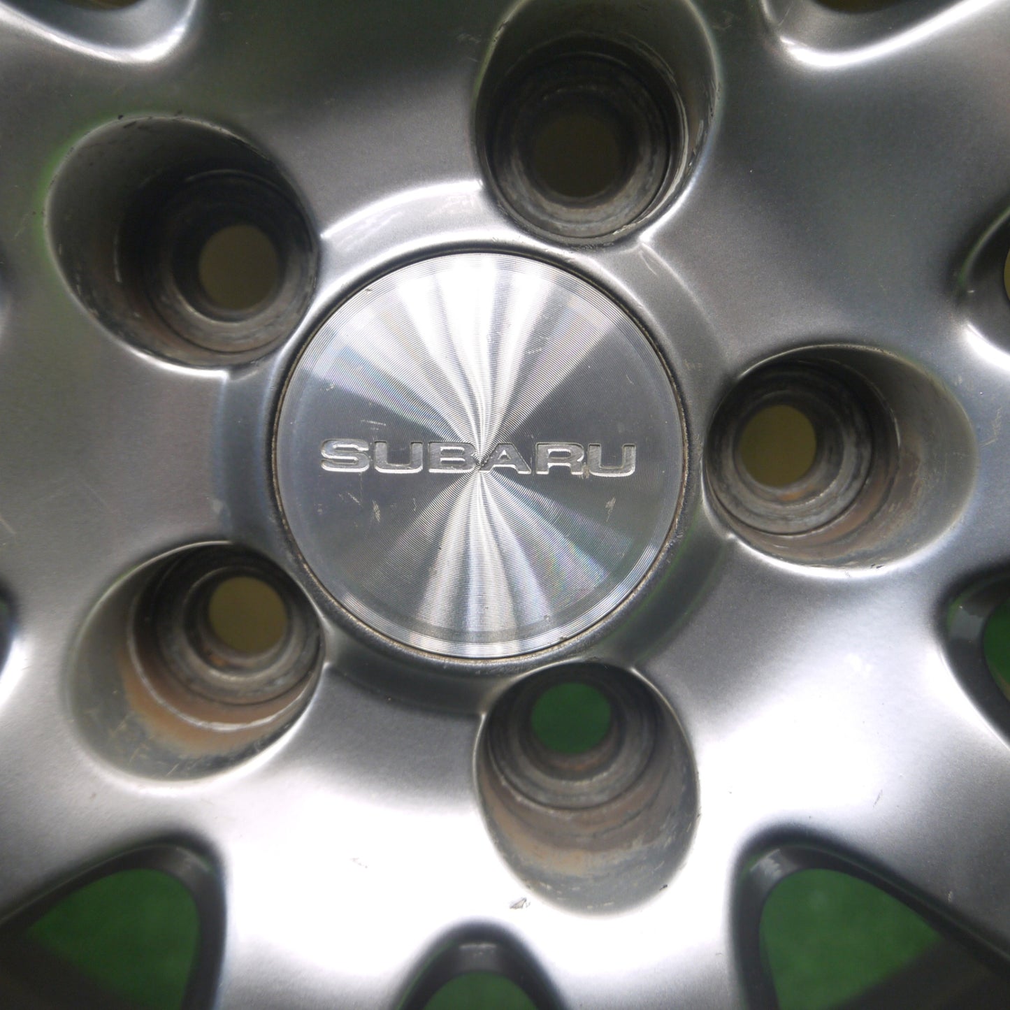 [送料無料] 4本価格★スバル BP レガシィ 純正 215/45R18 ブリヂストン ポテンザ RE-01R 18インチ PCD100/5H★5030504Hノ