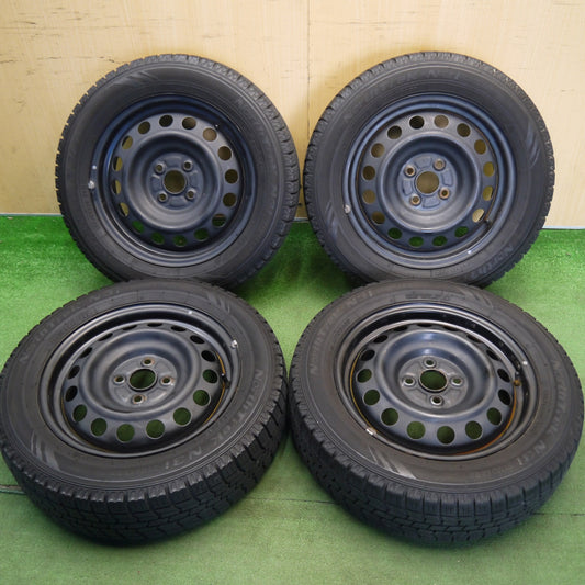 バリ溝！9.5分以上★スタッドレス 175/65R15 オートバックス ノーストレック N3i スチール ホイール 15インチ PCD100/4H★6042407Hス