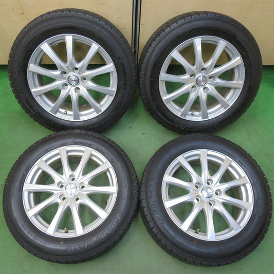 バリ溝！キレイ！ほぼ10分★スタッドレス 215/60R17 グッドイヤー アイスナビ7 ravrion RS01 ラブリオン 17インチ PCD114.3/5H★5123003イス