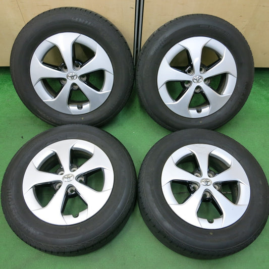 *送料無料* 4本価格！20年★トヨタ 30系 プリウス 純正 195/65R15 ブリヂストン ネクストリー エコピア 15インチ PCD100/5H★4082910SYノ