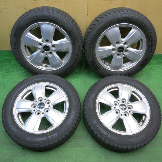 4本価格★MINI ミニ F55 F56 等 純正 ヘリスポーク 492 175/65R15 スタッドレス グッドイヤー アイスナビ6 15インチ PCD112/5H★6022810HAス