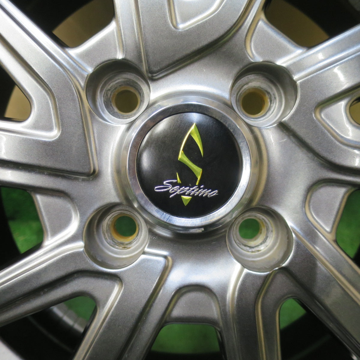 バリ溝！キレイ！9.5分★WORK Septimo G-01 プラス 175/70R14 スタッドレス ヨコハマ アイスガード IG60 ワーク セプティモ 14インチ PCD100/4H★5052902TTス