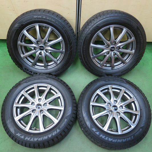 ほぼ未使用！キレイ★スタッドレス 215/60R16 トーヨー ウインター トランパス TX EuroSpeed MANARAY SPORT ユーロスピード 16インチ PCD114.3/5H★5120907イス