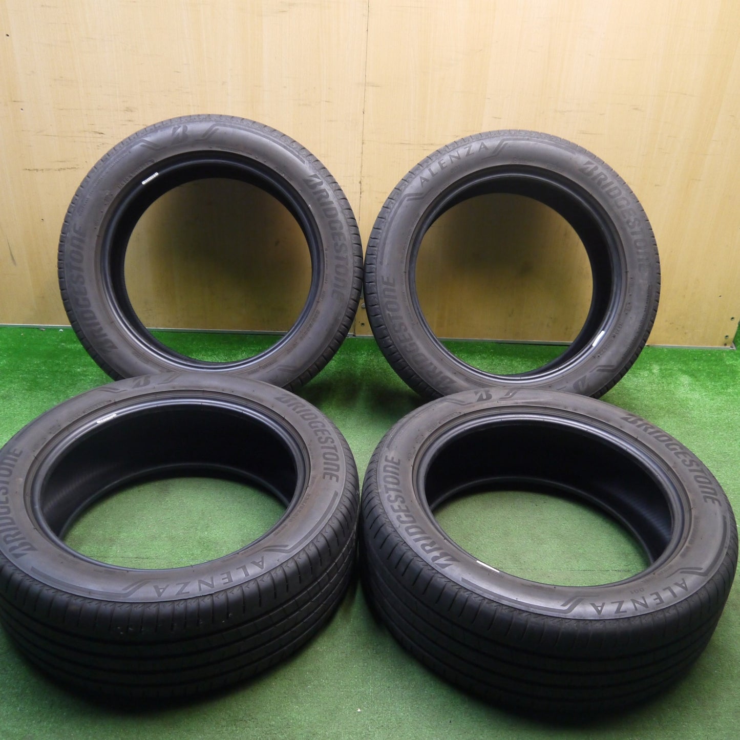 バリ溝！23年！9分★235/55R19 ブリヂストン アレンザ 001 ALENZA 19インチ タイヤ RAV4 エクストレイル レクサス RX 等★6012801Hノタ