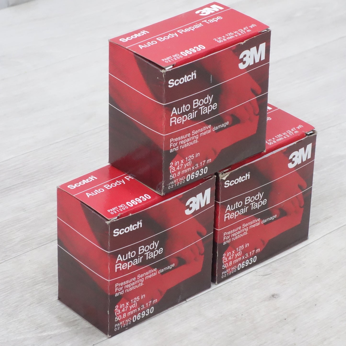 [送料無料] 未使用!3点まとめ売り◆スコッチ 3M オート ボディ リペア テープ 50.8mm × 3.17m 06930 自動車 補修 Scotch◆