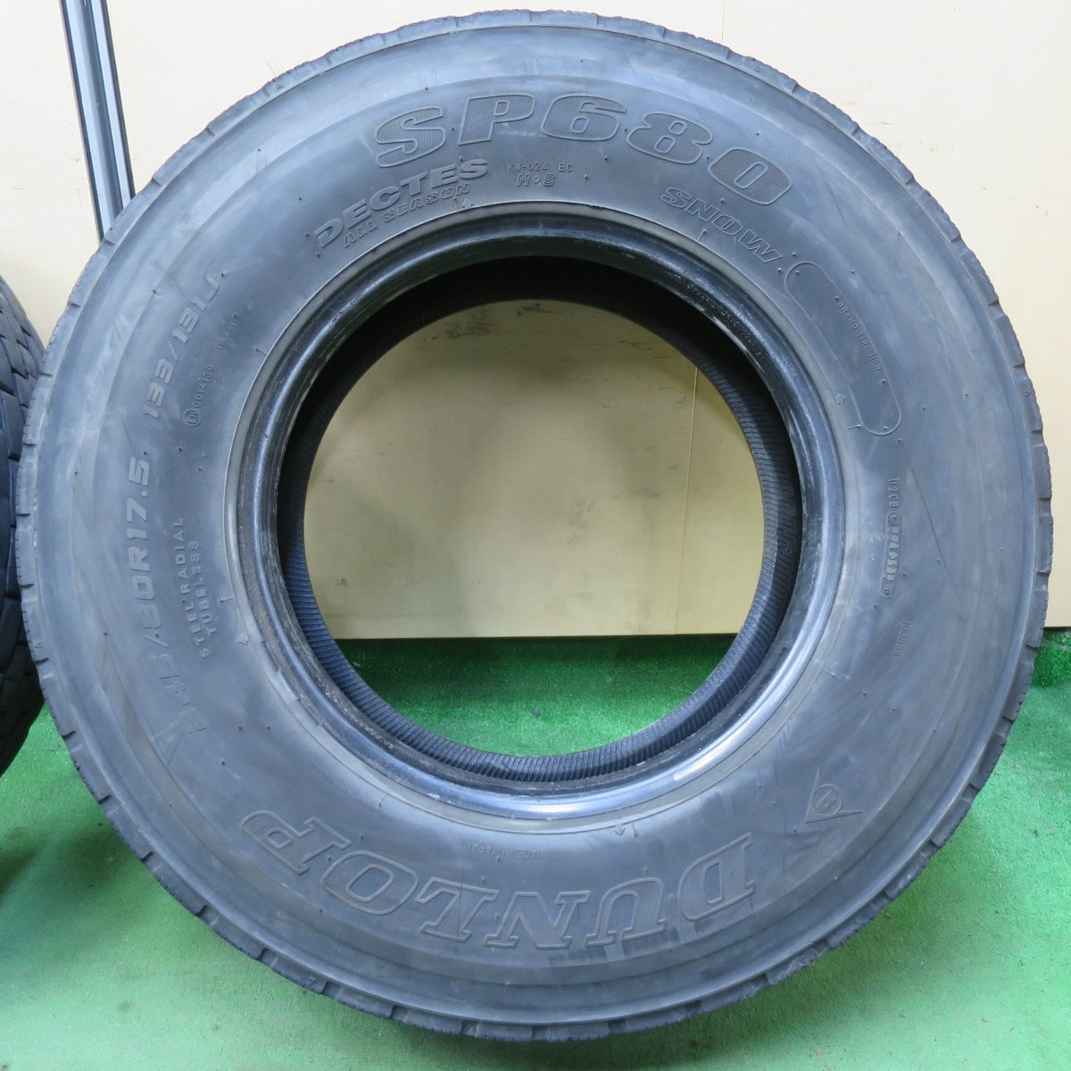 4本価格★トラック タイヤ 245/80R17.5 133/131J ダンロップ SP680 DECTES デクテス ミックス オールシーズン 17.5インチ★5062612イスタ