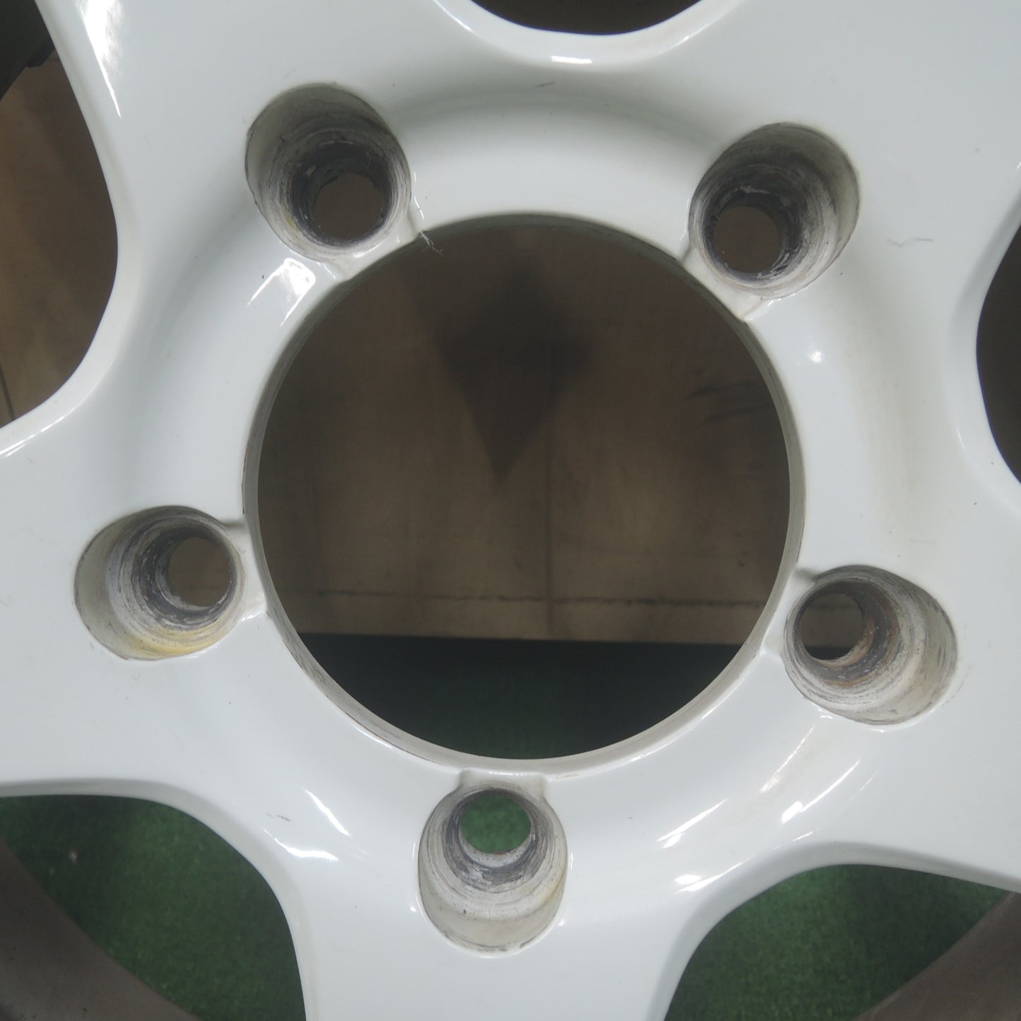 *送料無料* キレイ★ジムニー等 4x4 Engineering 6.50R16 97/93Q ヨコハマ ジオランダー M/T+ 16インチ PCD139.7/5H★4033001SYノ
