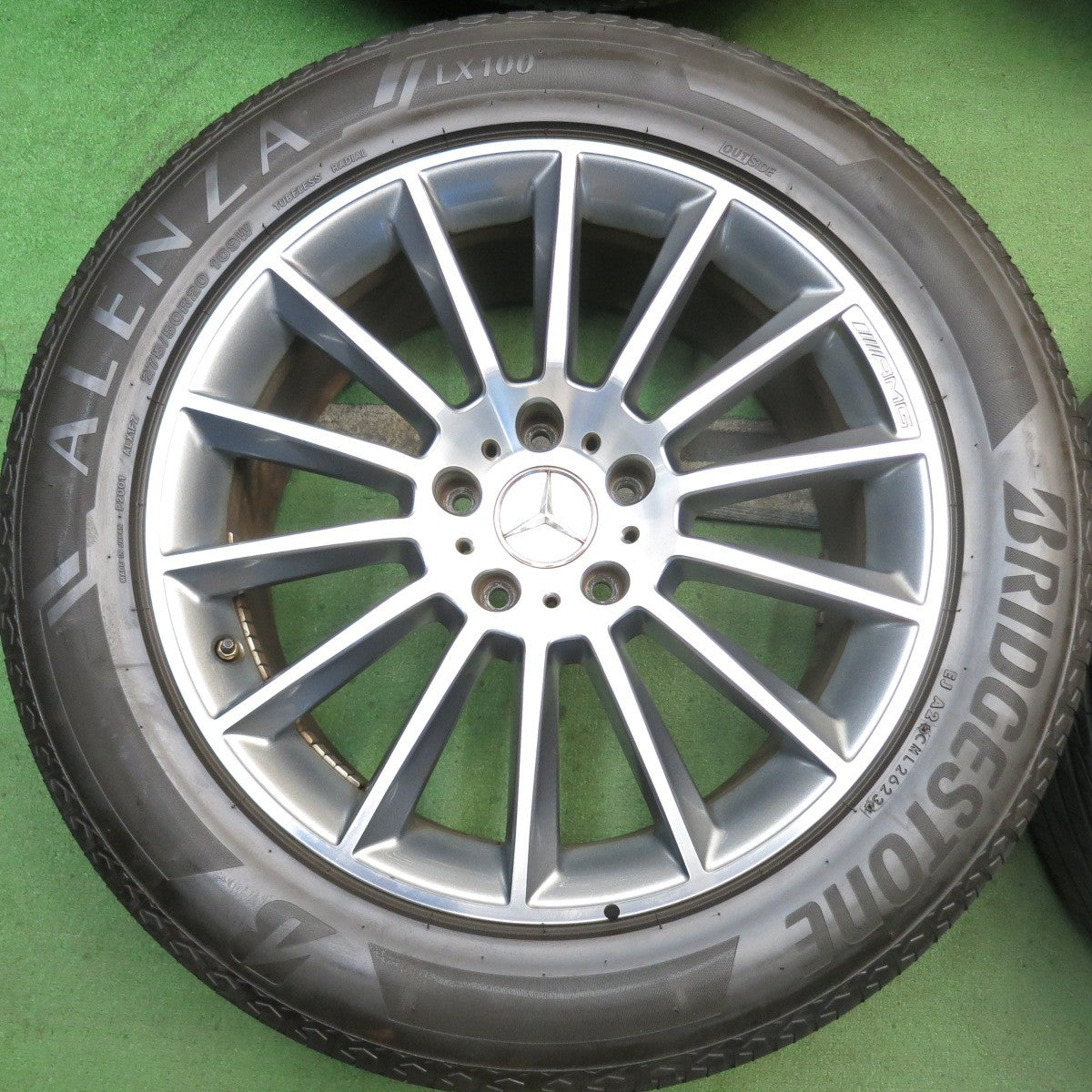 バリ溝！23年！キレイ！9.5分◎ベンツ Gクラス W463 A 純正 AMG 275/50R20 ブリヂストン アレンザ LX100 20インチ PCD130/5H◎6082710HAノ