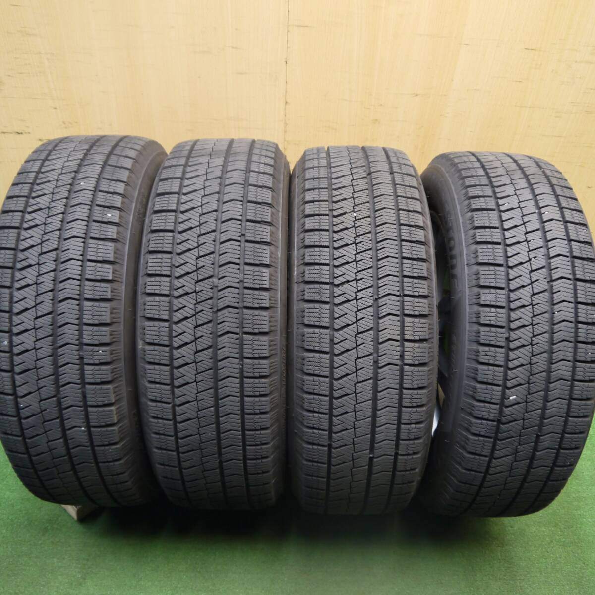 バリ溝！23年！キレイ！9.5分★スタッドレス 205/60R16 ブリヂストン ブリザック VRX2 Exceeder エクシーダー 16インチ PCD114.3/5H★5032405Hス