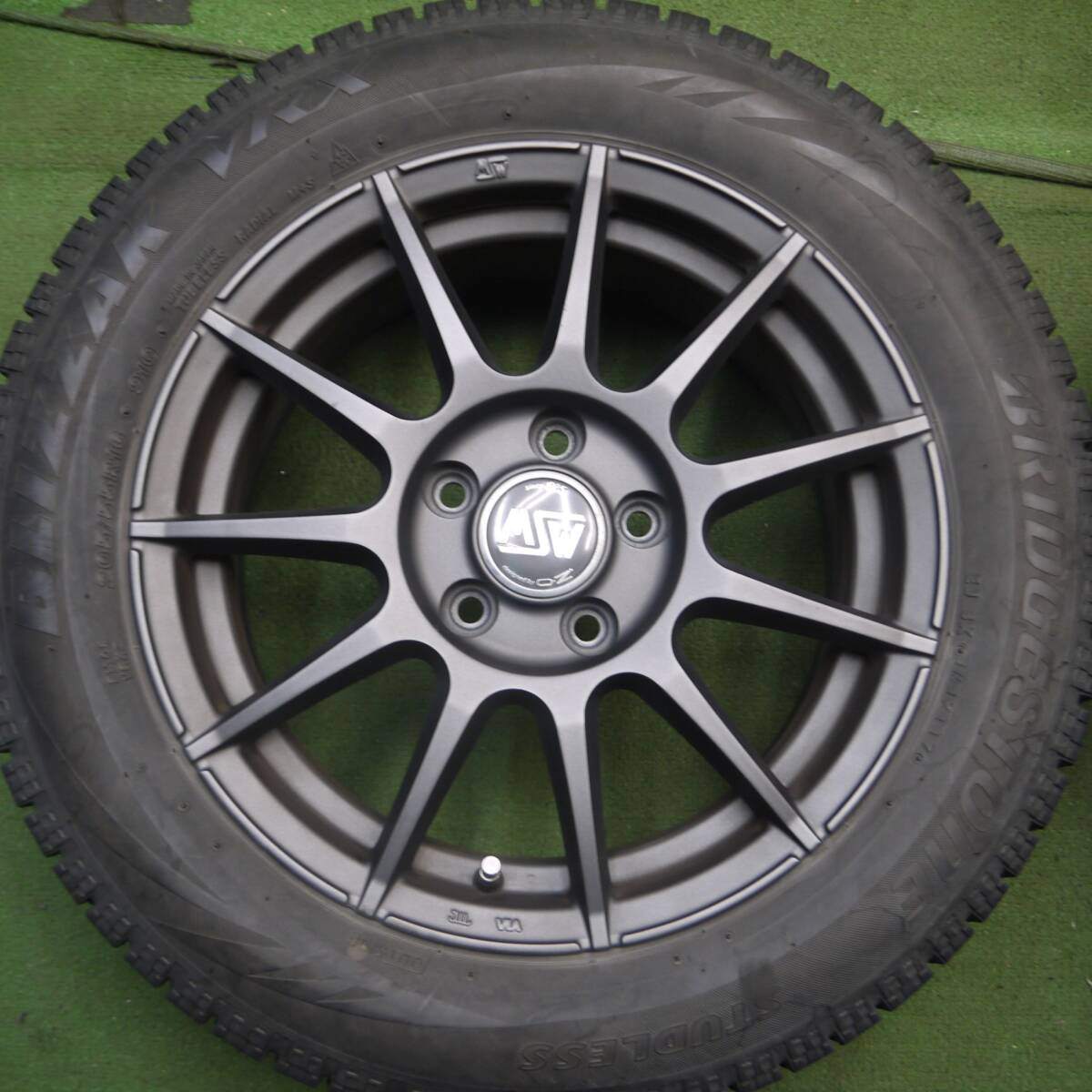 4本価格★ワーゲン 等 MSW O・Z 205/55R16 スタッドレス ブリヂストン ブリザック VRX OZレーシング PCD112/5H★4061210Hス