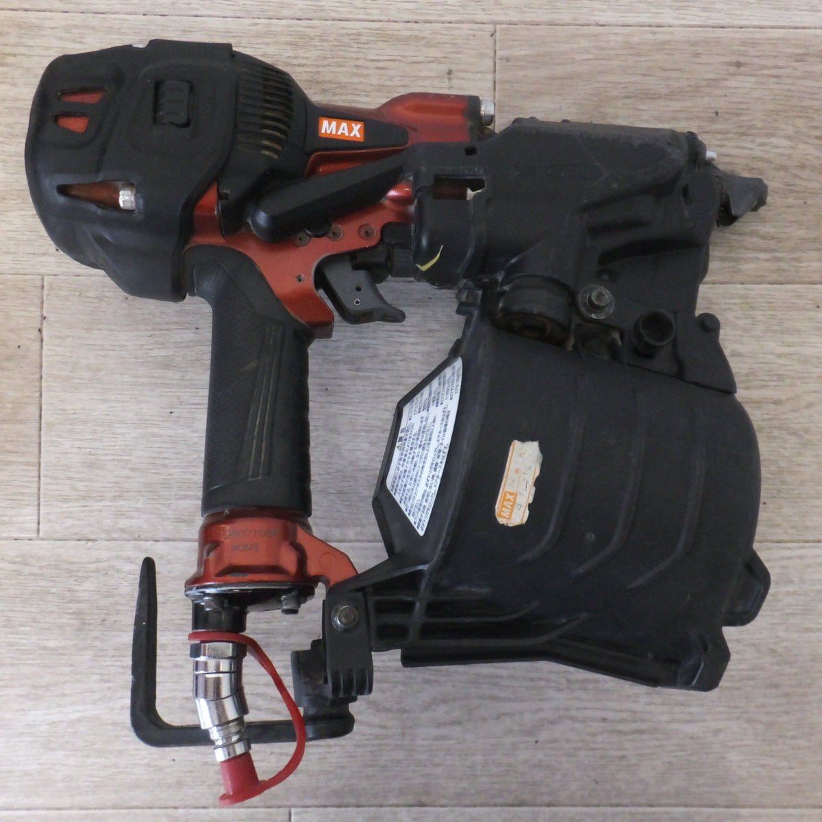 ★マックス MAX 釘打機 スーパーネイラ HN-90N5[D]-R コイルネイラ　高圧 90mm★