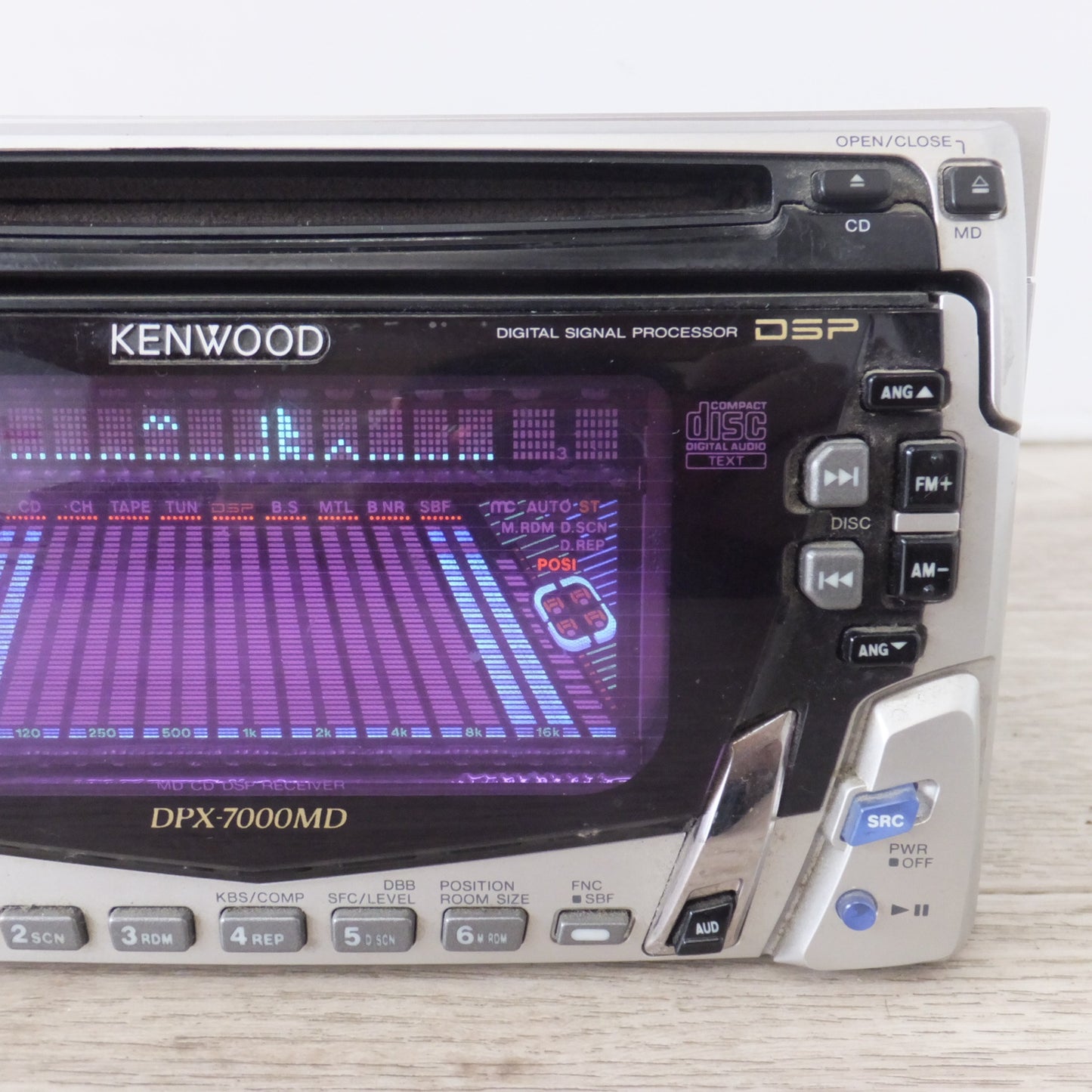 [送料無料] ジャンク★ケンウッド KENWOOD カーオーディオ 2DIN コンポ DPX-7000MD(17)★