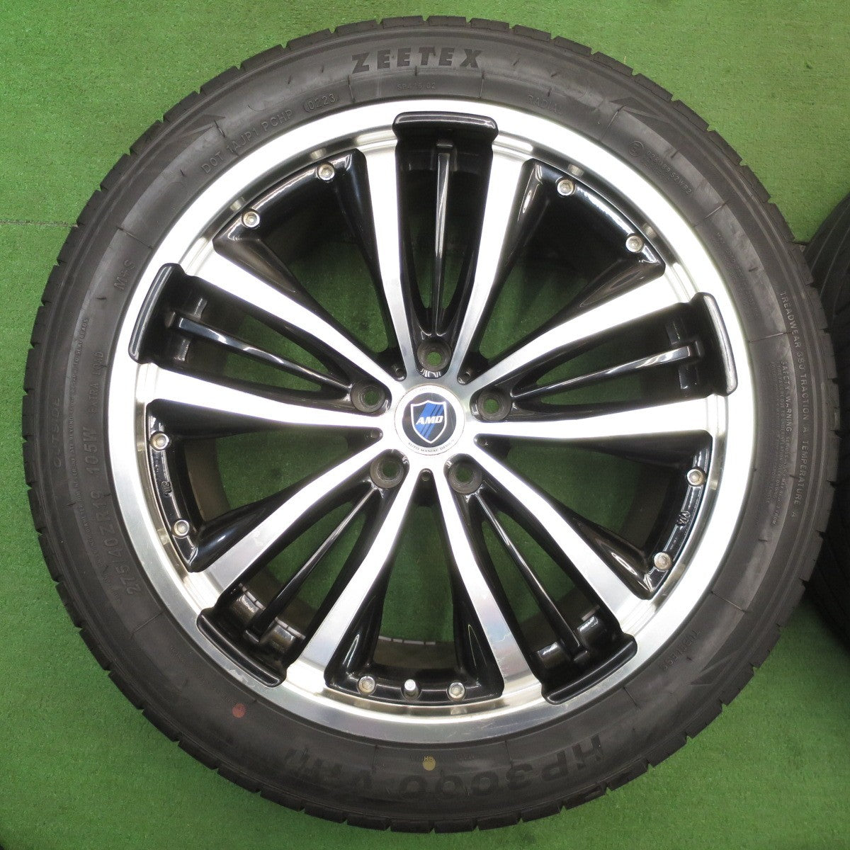 バリ溝！23年！9分★245/45R19 275/40R19 ジーテックス HP3000 vfm AMD AUTO MANIAC DESIGN 19インチ PCD114.3/5H★5053009NJノ
