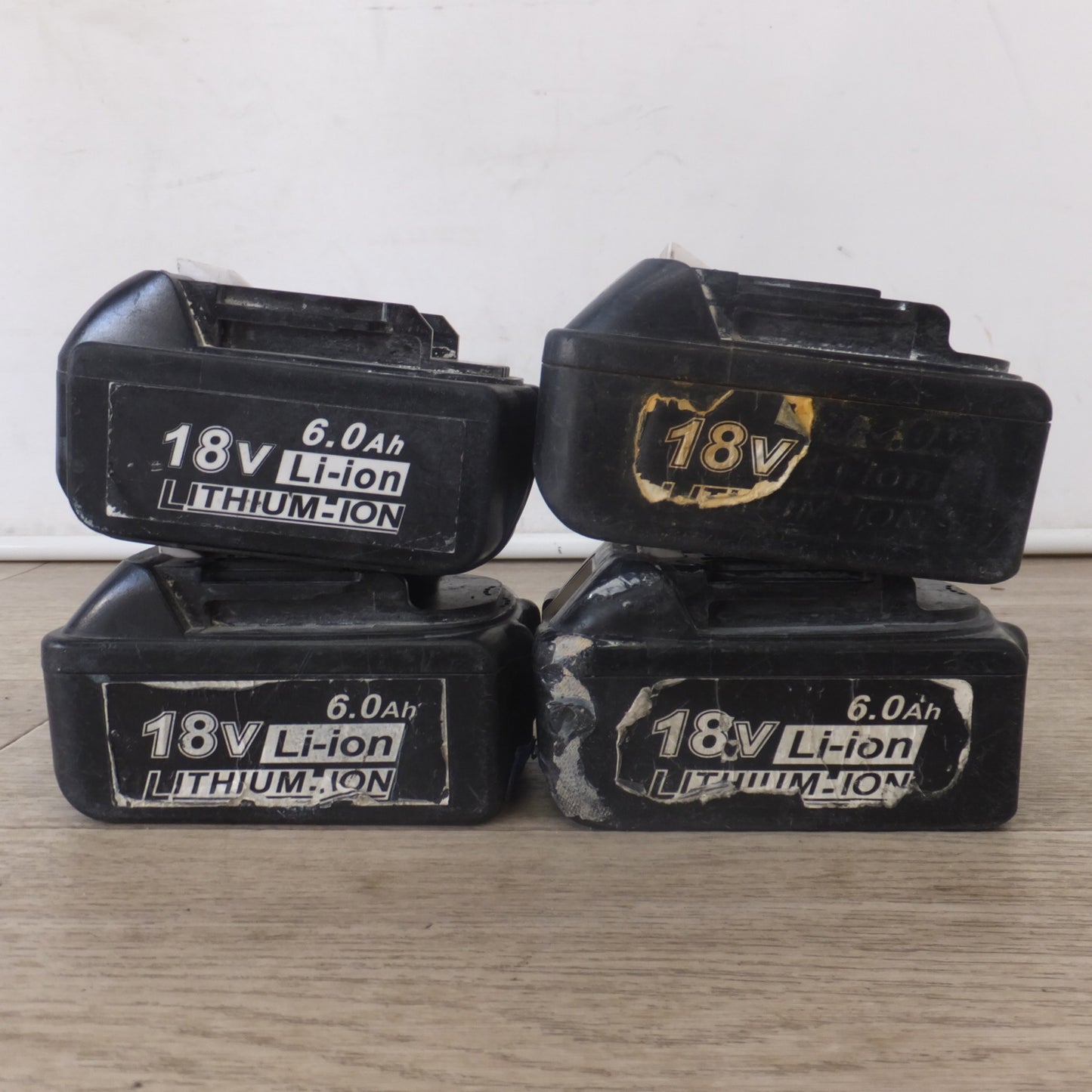 [送料無料] ジャンク★サンライズ BMCOT 互換バッテリ BL1860　18V 6.0Ah 108Wh　4点 セット★
