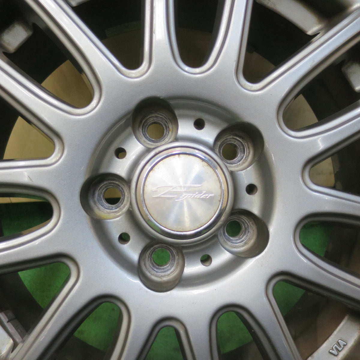 4本価格★プリウス 等 195/65R15 スタッドレス ブリヂストン ブリザック VRX2 E spider 社外 アルミ 15インチ PCD100/5H★6021707イス