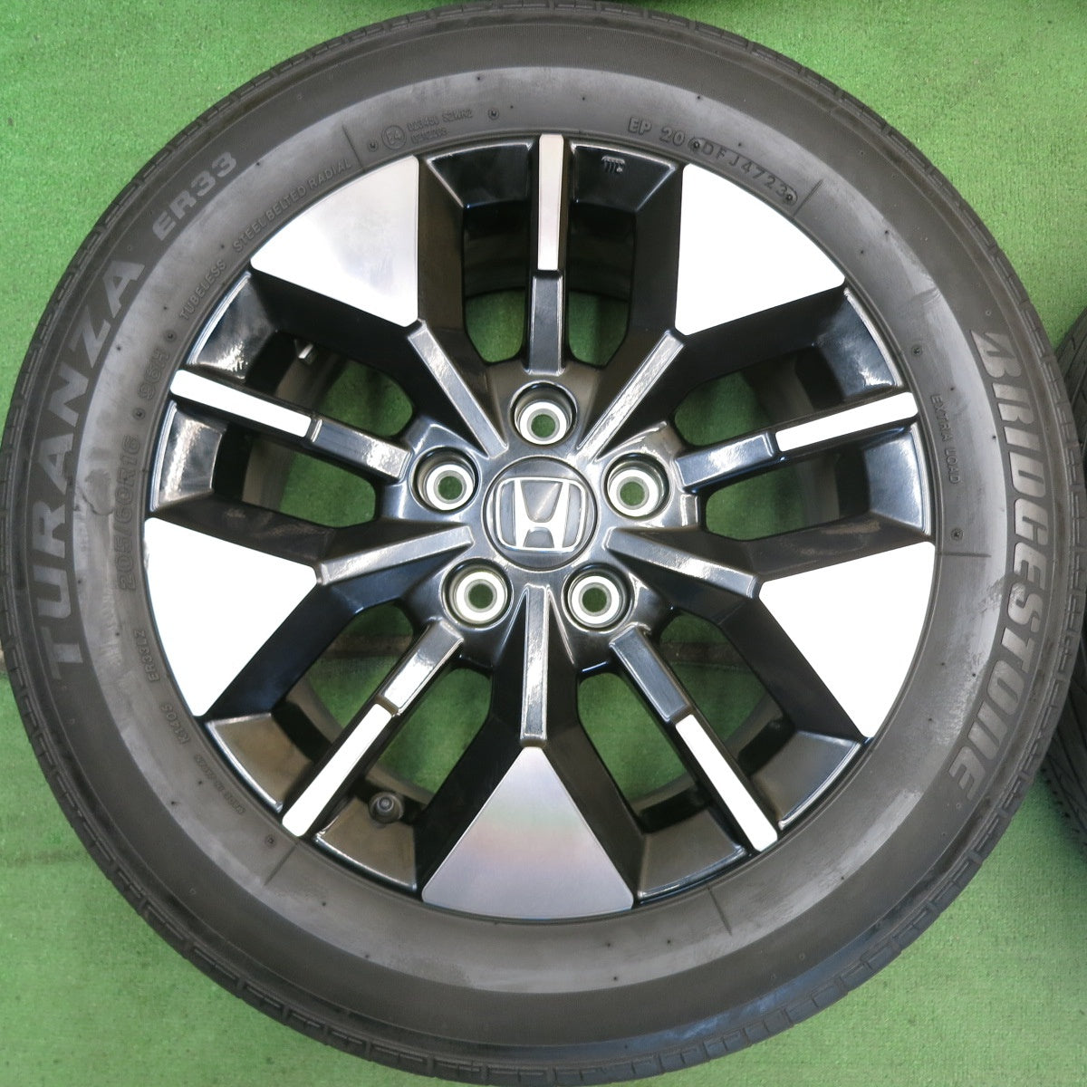 キレイ！23年◎ホンダ RP ステップワゴン スパーダ 純正 205/60R16 ブリヂストン トランザ ER33 16インチ PCD114.3/5H◎6070503HAノ