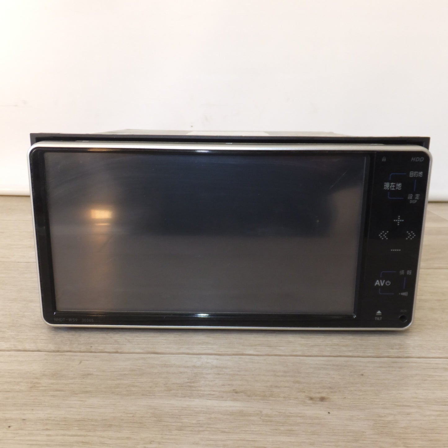 [送料無料] 現状品★富士通テン製 トヨタ 純正 HDDナビゲーション NHDT-W59 08545-00S40 セキュリティロック(11)★