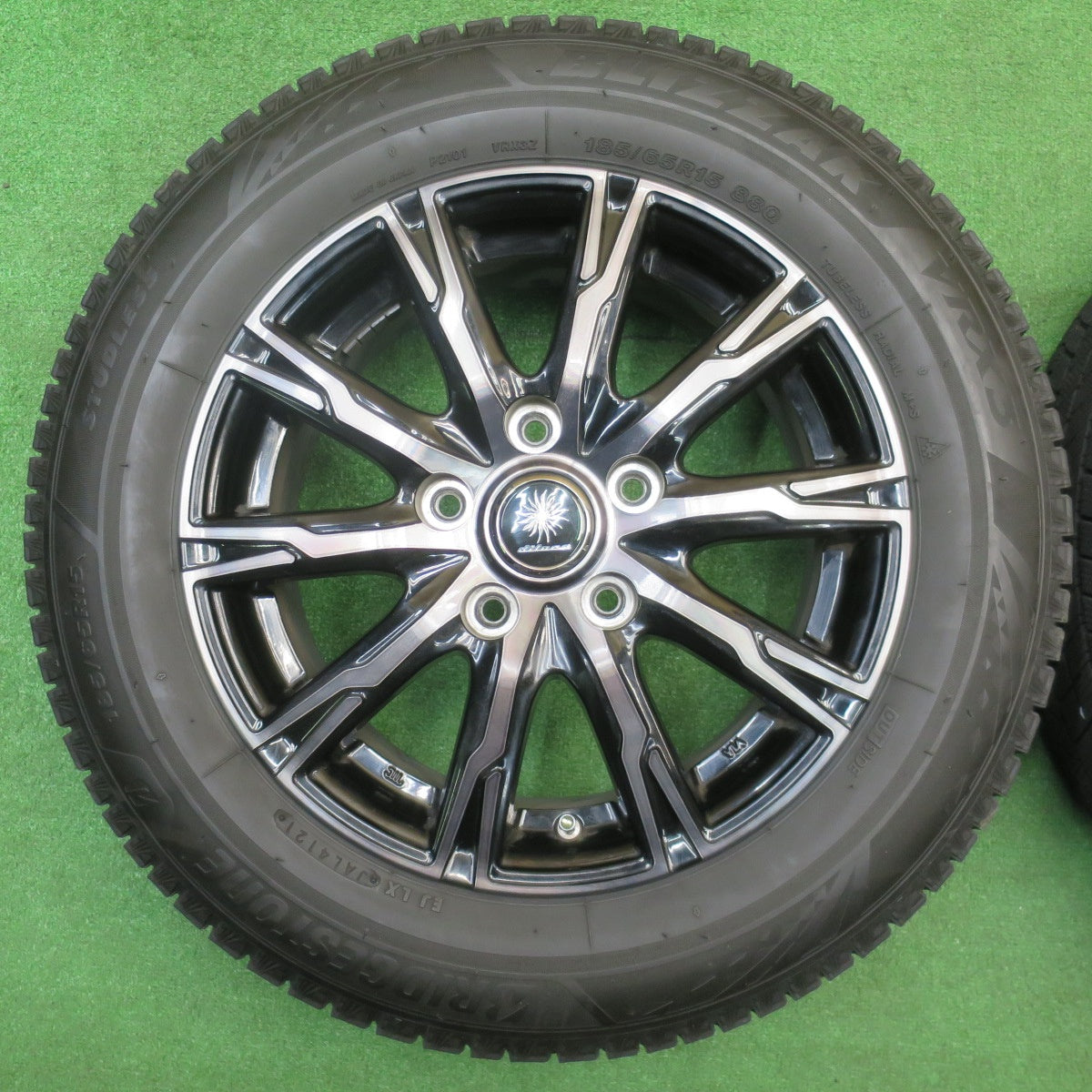 キレイ！21年★スタッドレス 185/65R15 ブリヂストン ブリザック VRX3 Diluce ディルーチェ 15インチ PCD114.3/5H★5111904NJス