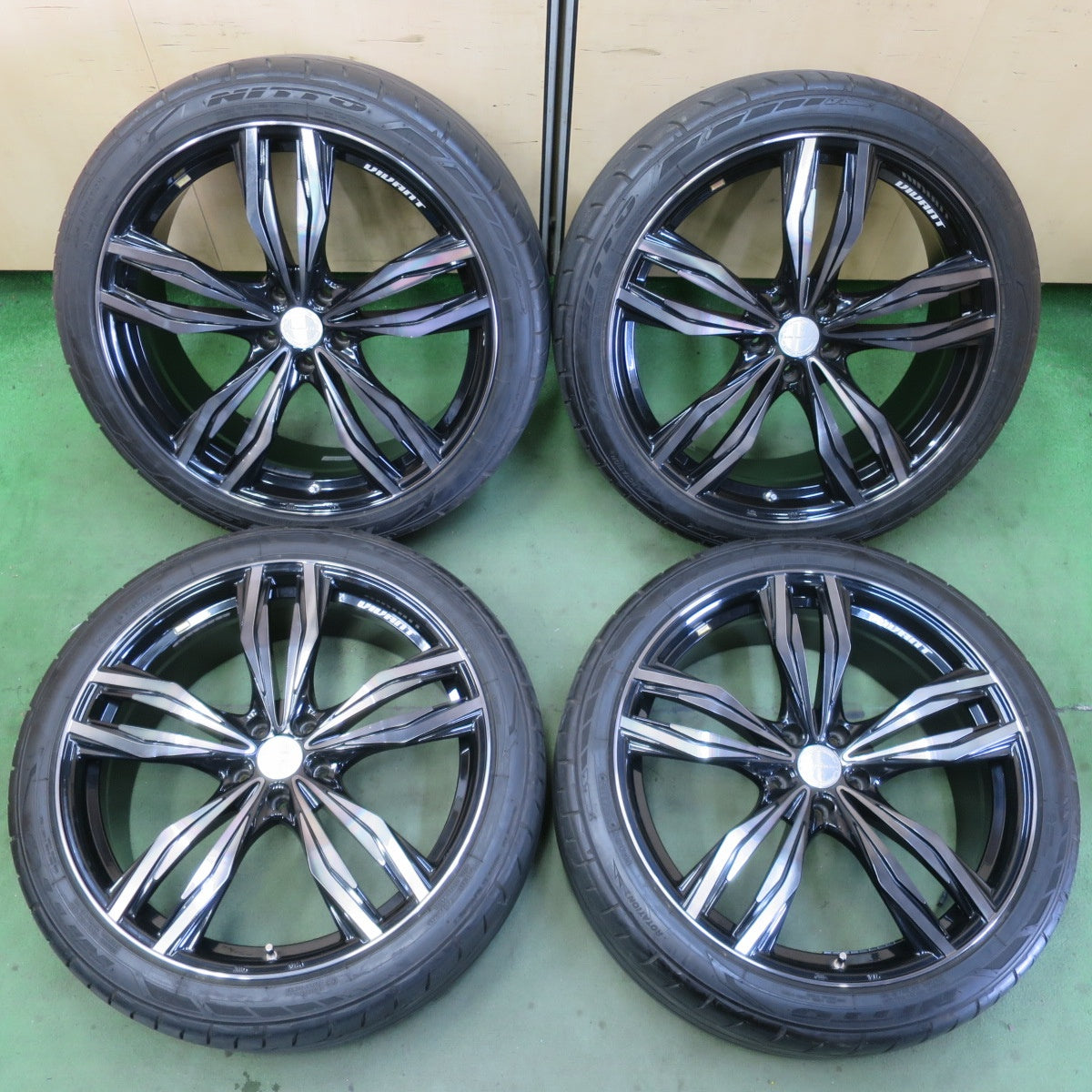 キレイ！24年★Lehrmeister VIVANT 245/40R21 ニットー NT555 G2 レアマイスター ヴィヴァン 21インチ PCD114.3/5H★6052703イノ