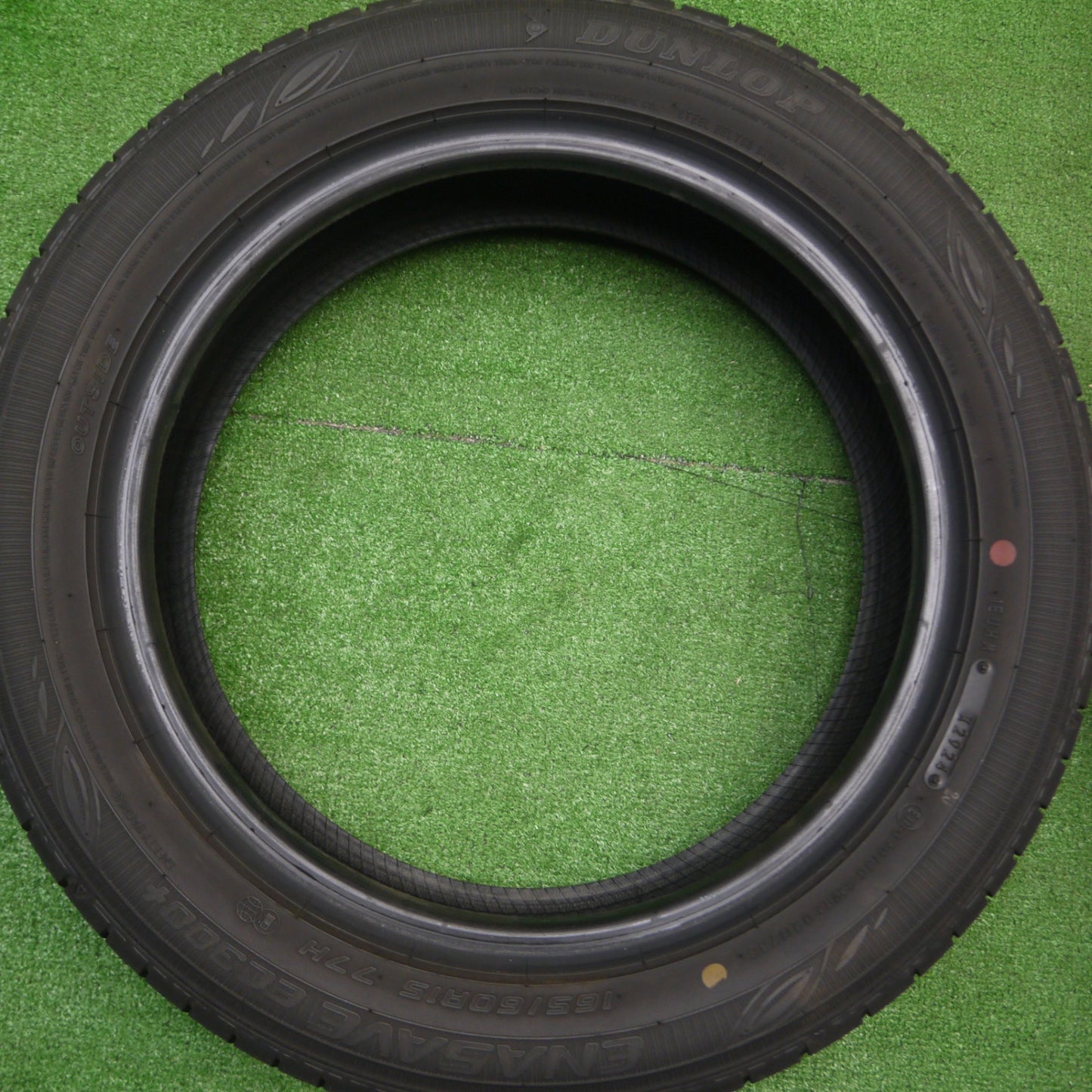[送料無料] 新車外し！24年★165/60R15 ダンロップ エナセーブ EC300+ タイヤ 15インチ ハスラー N-BOX タント ムーヴ スペーシア 等★4102903Hノタ