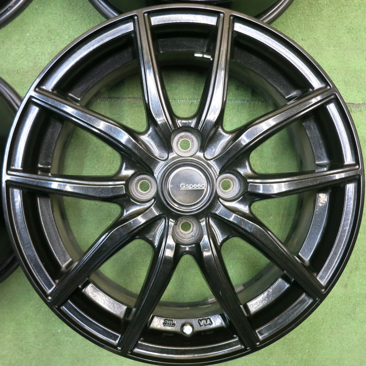 4本価格★G.speed 15インチ ホイール Gスピード 15×5.5J PCD100/4H★6062406HAホ