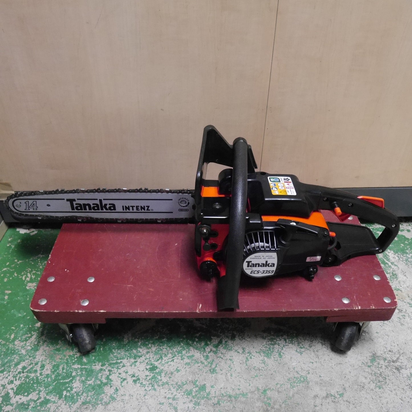 [送料無料] ☆Tanaka タナカ エンジン チェンソー ECS-3359 約35cm チェーンソー 切断機 工具 ジャンク品☆