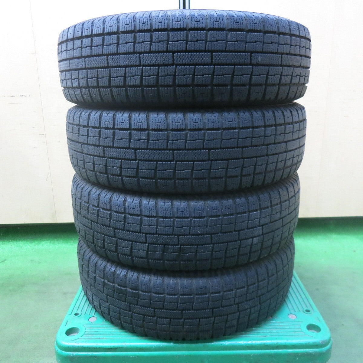 バリ溝！キレイ！9分★スズキ MK42S MK32S スペーシア カスタム 純正 165/55R15 スタッドレス トーヨー ガリット G5 15インチ PCD100/4H★5112901SKス