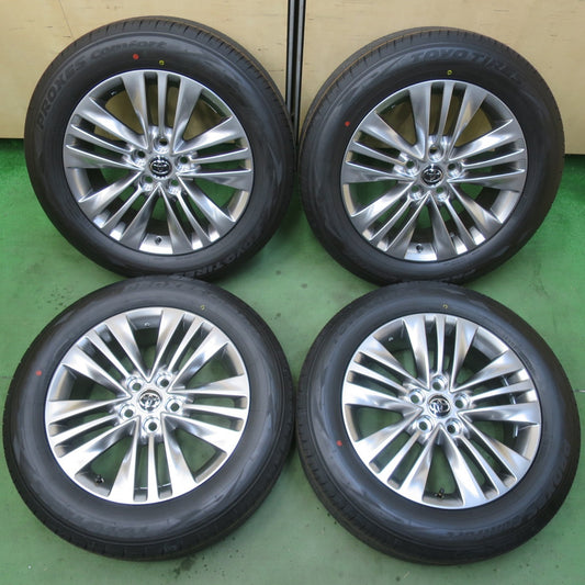 新車外し！25年★トヨタ 40系 アルファード ヴェルファイア 純正 225/60R18 トーヨー プロクセス Comfort コンフォート 18インチ PCD120/5H★6011501イノ