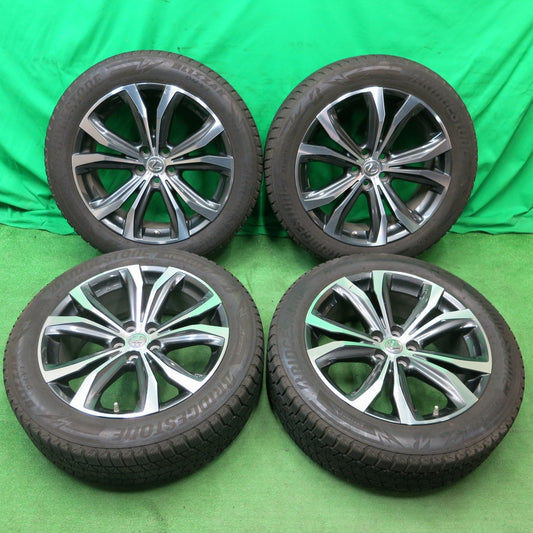 *送料無料* センサー付！キレイ！20年★レクサス RX バージョンL 純正 235/55R20 スタッドレス ブリヂストン ブリザック DM-V3 PCD114.3/5H★4051505ナス