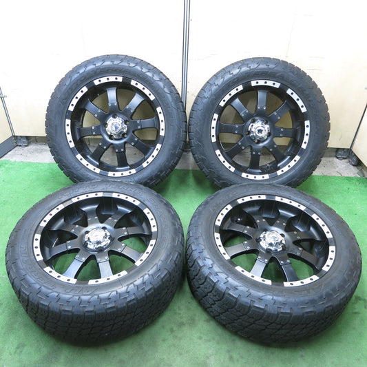 バリ溝！9分★ジープ 等 ウルトラ モーター スポーツ 223B ゴライアス 275/55R20 ニットー TERRA GRAPPLER ALL TERRAIN 20インチ PCD127/5H★5072904ナノ