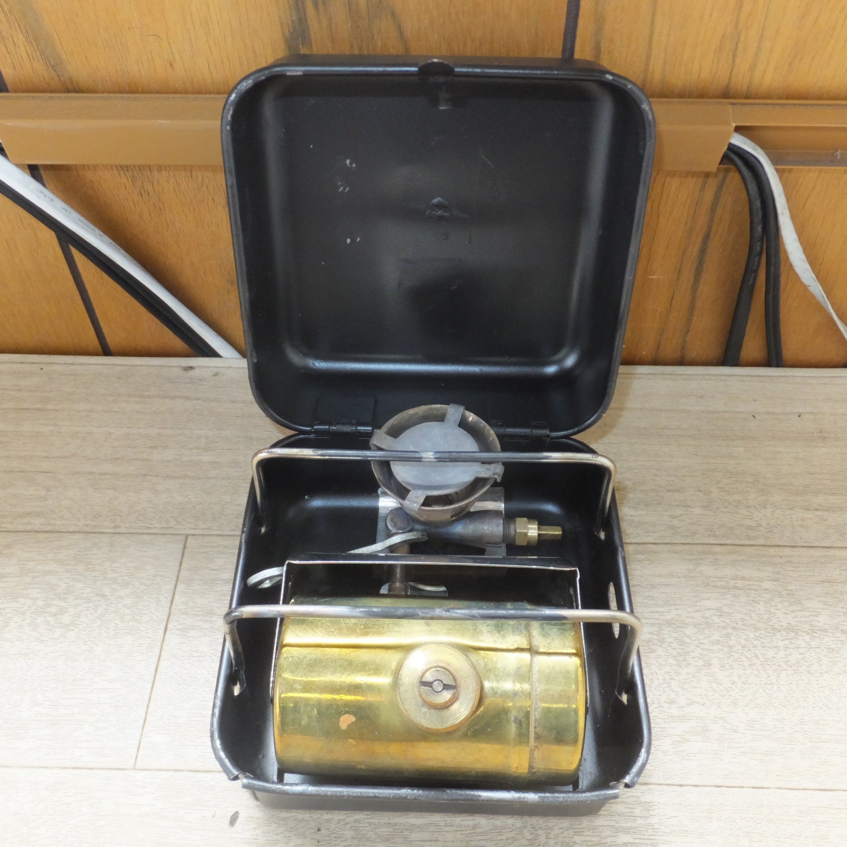 送料無料] ☆オプティマス Optimus 8R(?) 箱ストーブ シングルバーナー