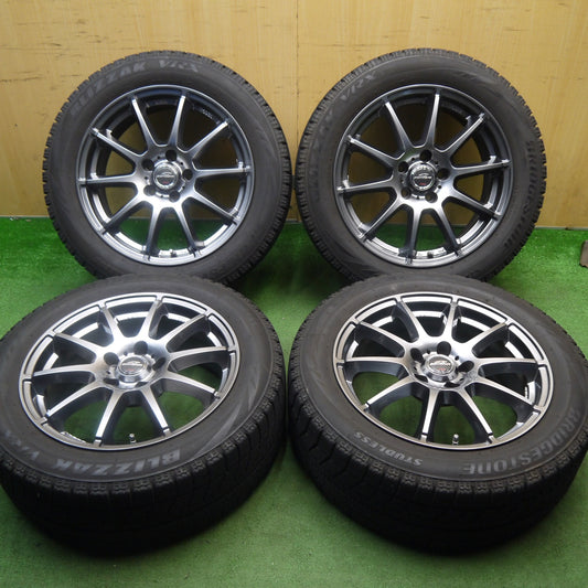 キレイ★スタッドレス 215/55R17 ブリヂストン ブリザック VRX SCHNEIDER シュナイダー 17インチ PCD114.3/5H★6041001Hス