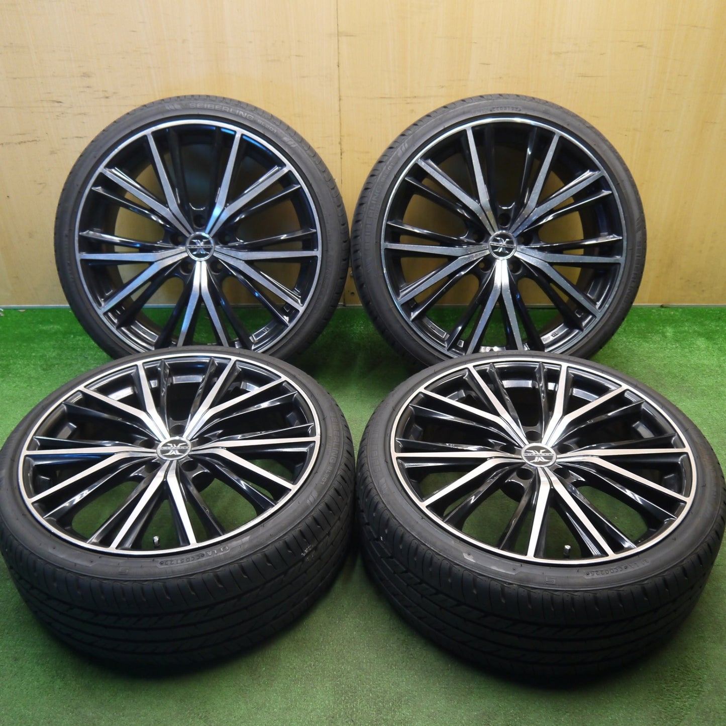 バリ溝！23年！9.5分★632 LOXARNY MAGNUS 245/35R20 セイバーリング SL201 ロクサーニ マグナス 20インチ PCD114.3/5H★6031005Hノ