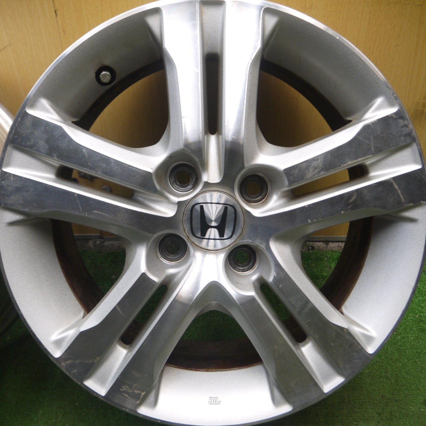 *送料無料* 4本価格★ホンダ エアウェイブ 純正 ホイール 15インチ 15×6J PCD100/4H★4052102Hホ