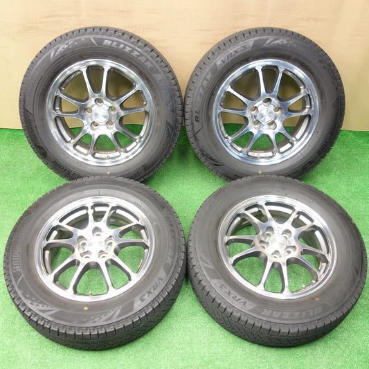 バリ溝！22年！9.5分★プリウス 等 195/65R15 スタッドレス ブリヂストン ブリザック VRX3 ECO FORME エコフォルム 15インチ PCD100/5H★5120603KTス