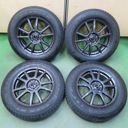 バリ溝！24年！キレイ！ほぼ10分◎スタッドレス 225/65R17 マックストレック TREK M7 Plus EMBELY エンベリー 17インチ PCD114.3/5H◎6100901イス