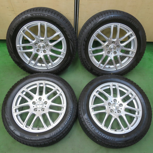 バリ溝！キレイ！9.5分★プジョー 等 EURO AFG 215/55R17 スタッドレス ブリヂストン ブリザック VRX2 ユーロ 17インチ PCD108/5H★5112814イス