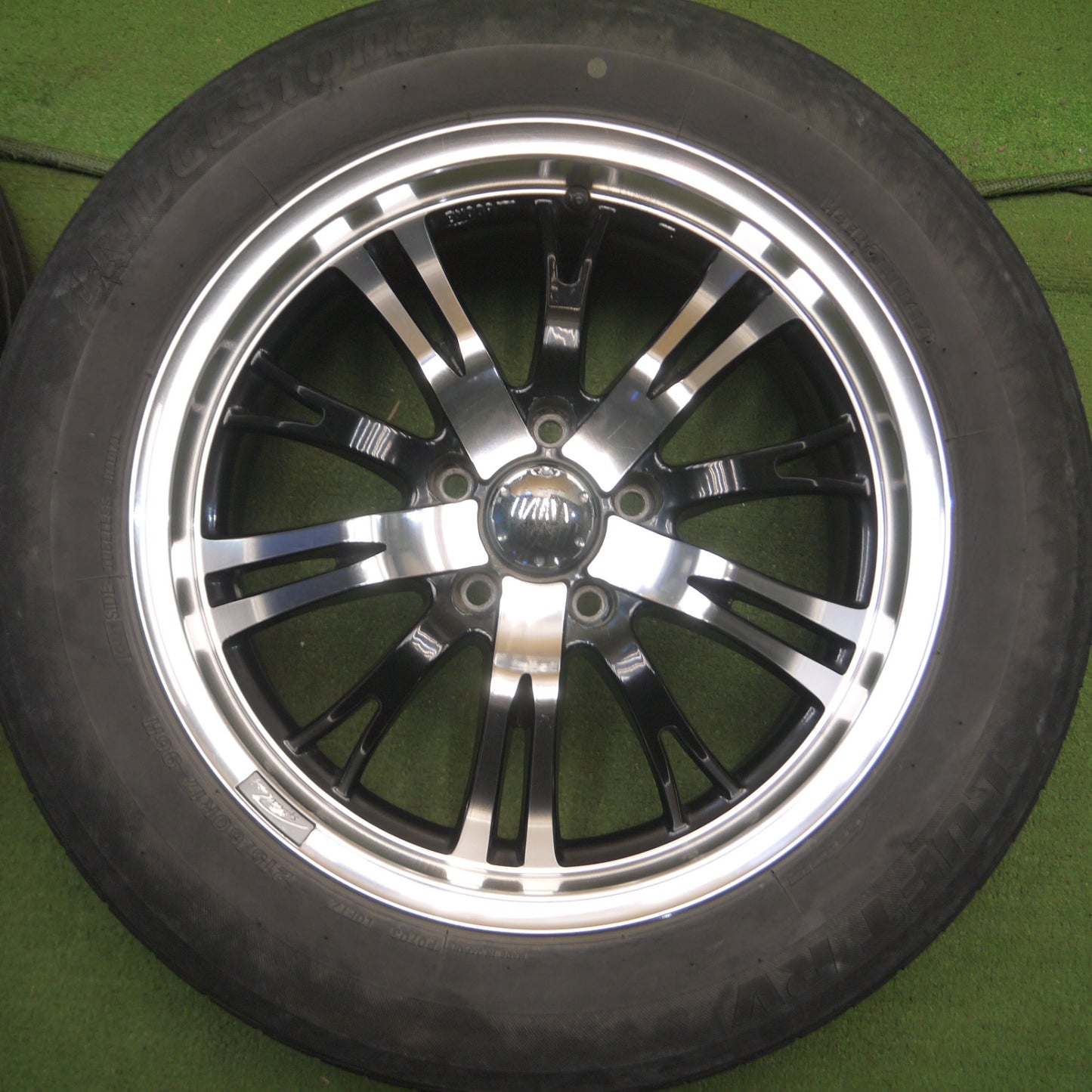 *送料無料* 4本価格★ベンツ等 215/60R17 ブリヂストン LUFT RV エコピア spirit racing スピリットレーシング 17インチ PCD114.3/5H★4032710Hノ