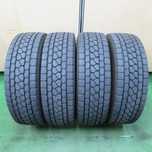 [送料無料] バリ溝！24年！9分★トラック タイヤ 245/70R19.5 136/134J ブリヂストン エコピア M801Ⅱ ミックス オールシーズン 19.5インチ★5012110イスタ