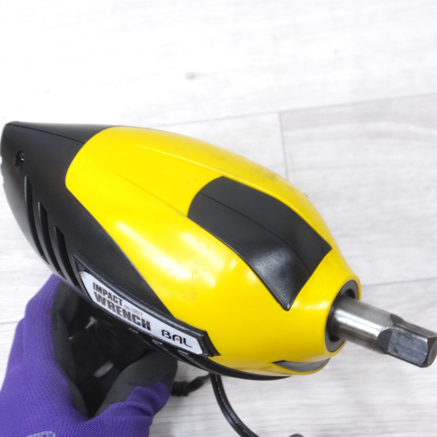 [送料無料] 付属品付き◆バル BAL インパクト レンチ No.1307 DC12V シガーソケット ケース付き 電動 工具◆