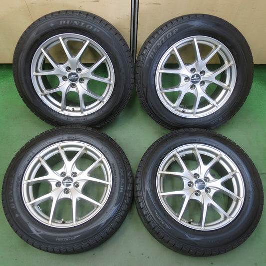 バリ溝！23年！9.5分★フォレスター 等 225/60R17 スタッドレス ダンロップ ウインターマックス SJ8 SJ8+ SCHNEIDER シュナイダー 17インチ PCD100/5H★6052204イス
