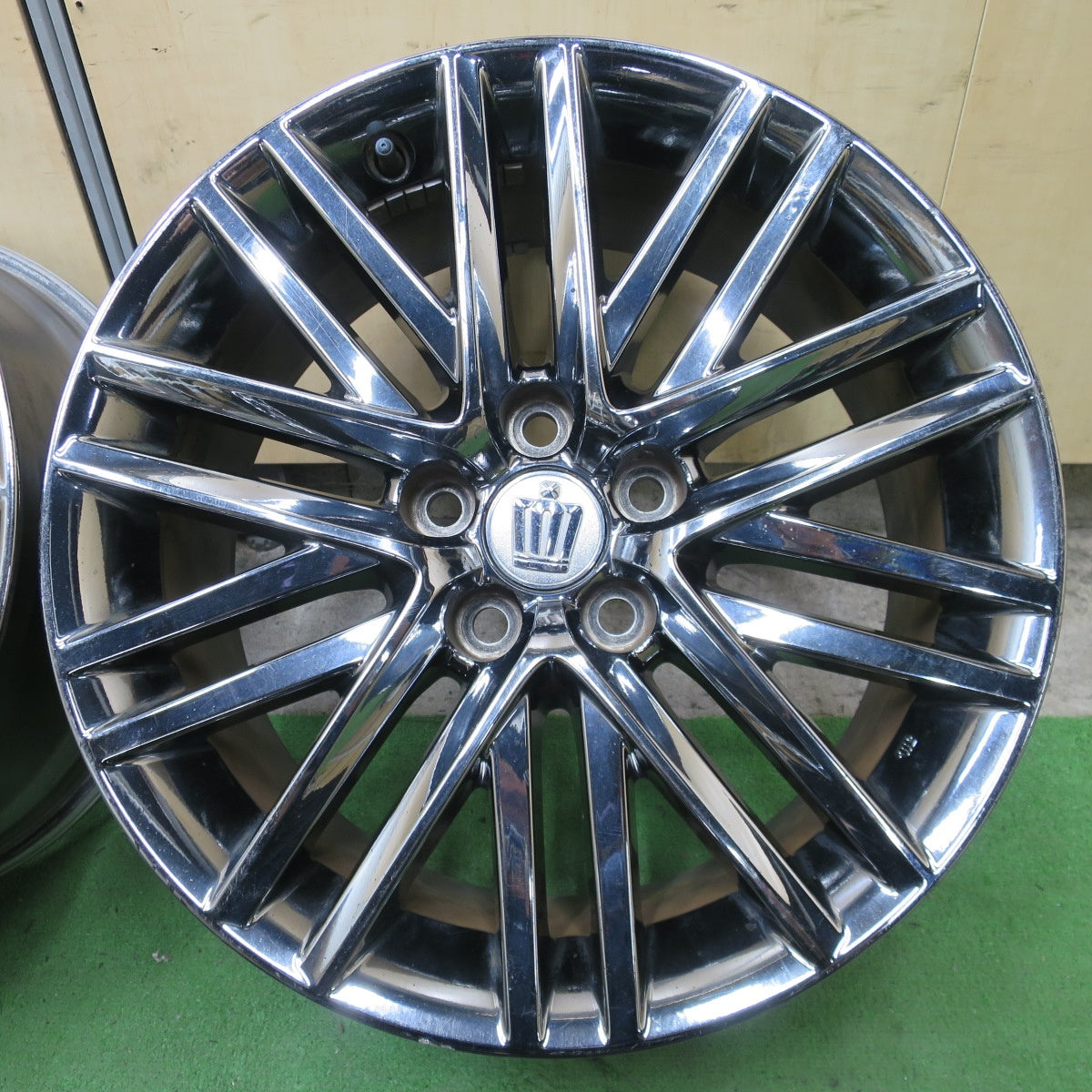 4本価格★トヨタ 210系 クラウン アスリート 純正 ホイール 18インチ 18×8J PCD114.3/5H★6070701NGホ