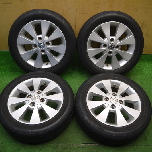 [送料無料] 4本価格★スズキ MH23S ワゴンR 純正 155/65R14 ブリヂストン ネクストリー エコピア 14インチ PCD100/4H★5011511Hノ