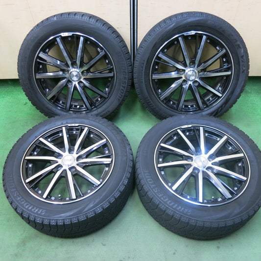 4本価格★S/F STEINER 215/55R17 スタッドレス ブリヂストン ブリザック VRX 17インチ シュタイナー PCD114.3/5H★5091803SKス