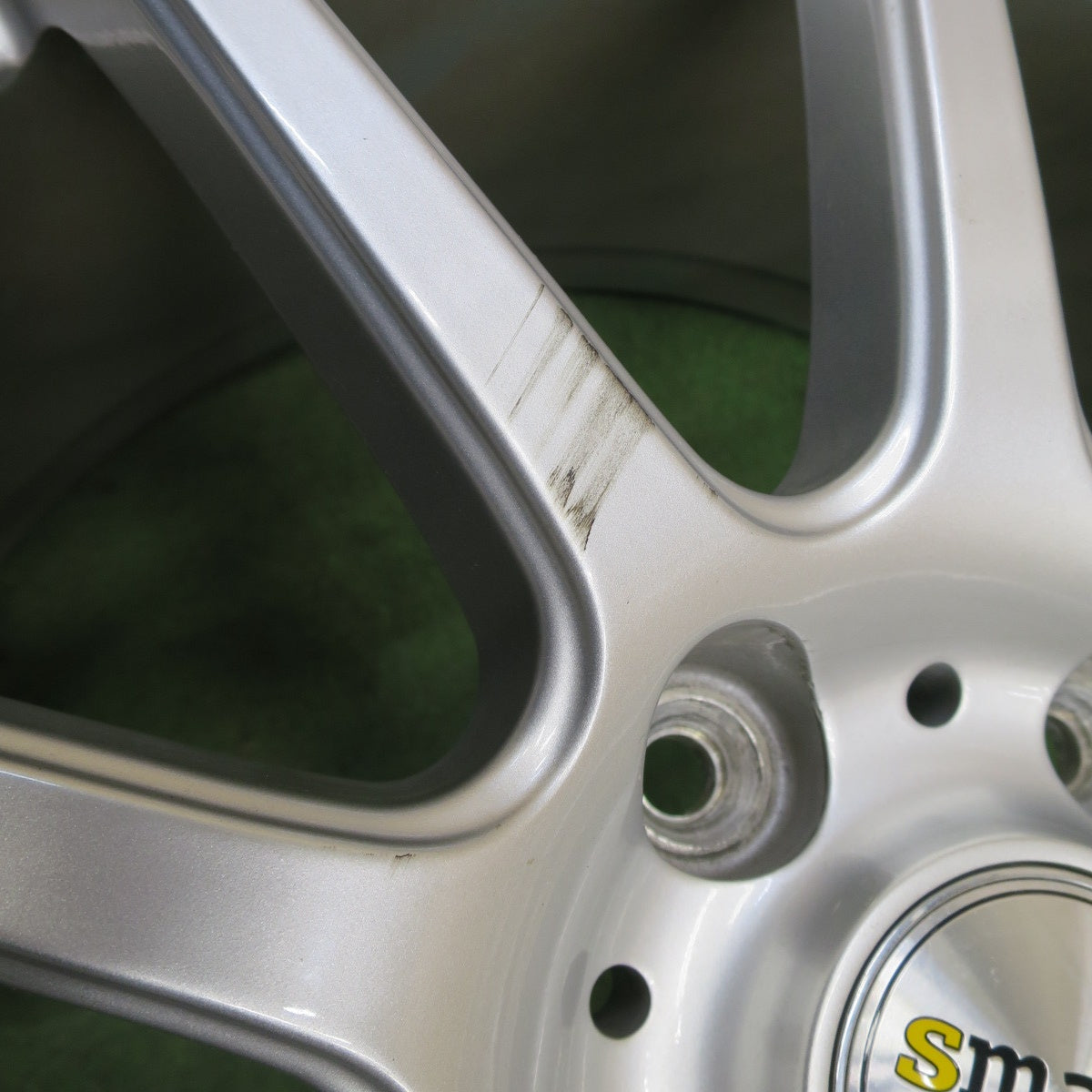 キレイ★smart MANARAY SPORT 18インチ ホイール スマート マナレイ スポーツ 18×8J PCD114.3/5H★6051005NGホ