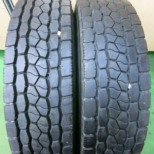 [送料無料] バリ溝！21年！ほぼ10分！2本★トラック タイヤ 225/80R17.5 123/122L ブリヂストン M800 ミックス オールシーズン 17.5インチ★5031107ナスタ