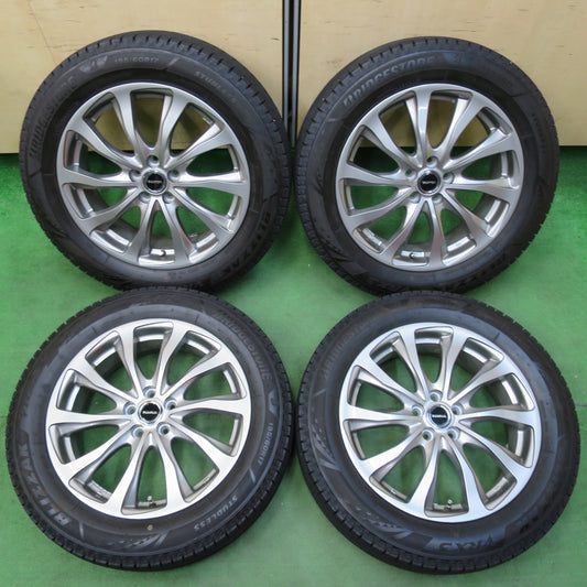 [送料無料] バリ溝！22年！キレイ！9.5分★ライズ ロッキー 等 195/60R17 スタッドレス ブリヂストン ブリザック VRX3 BALMINUM バルミナ 17インチ PCD100/5H★5010710イス