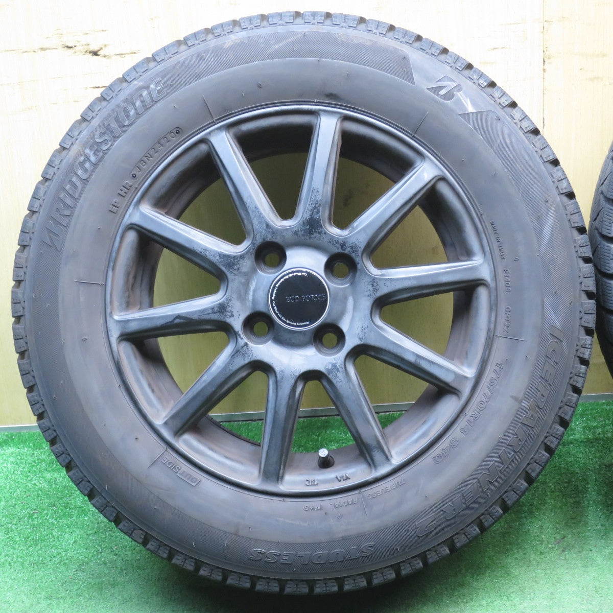 4本価格★スタッドレス 175/70R14 ブリヂストン アイスパートナー2 ECO FORME CRS131 エコフォルム 14インチ PCD100/4H★5082201NJス